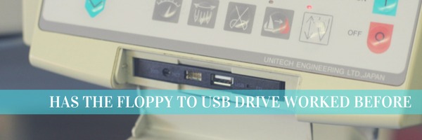 Has the Floppy to USB drive worked before