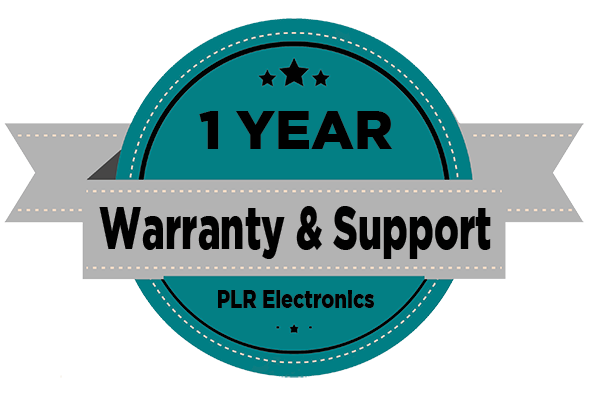 1 Year Warranty And Support by PLR Electronics